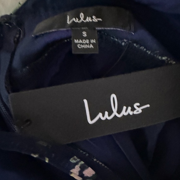 Lulus Cultivate Crushes Navy Floral Print Tiered Ruffled Midi Dress - Picture 6 of 10